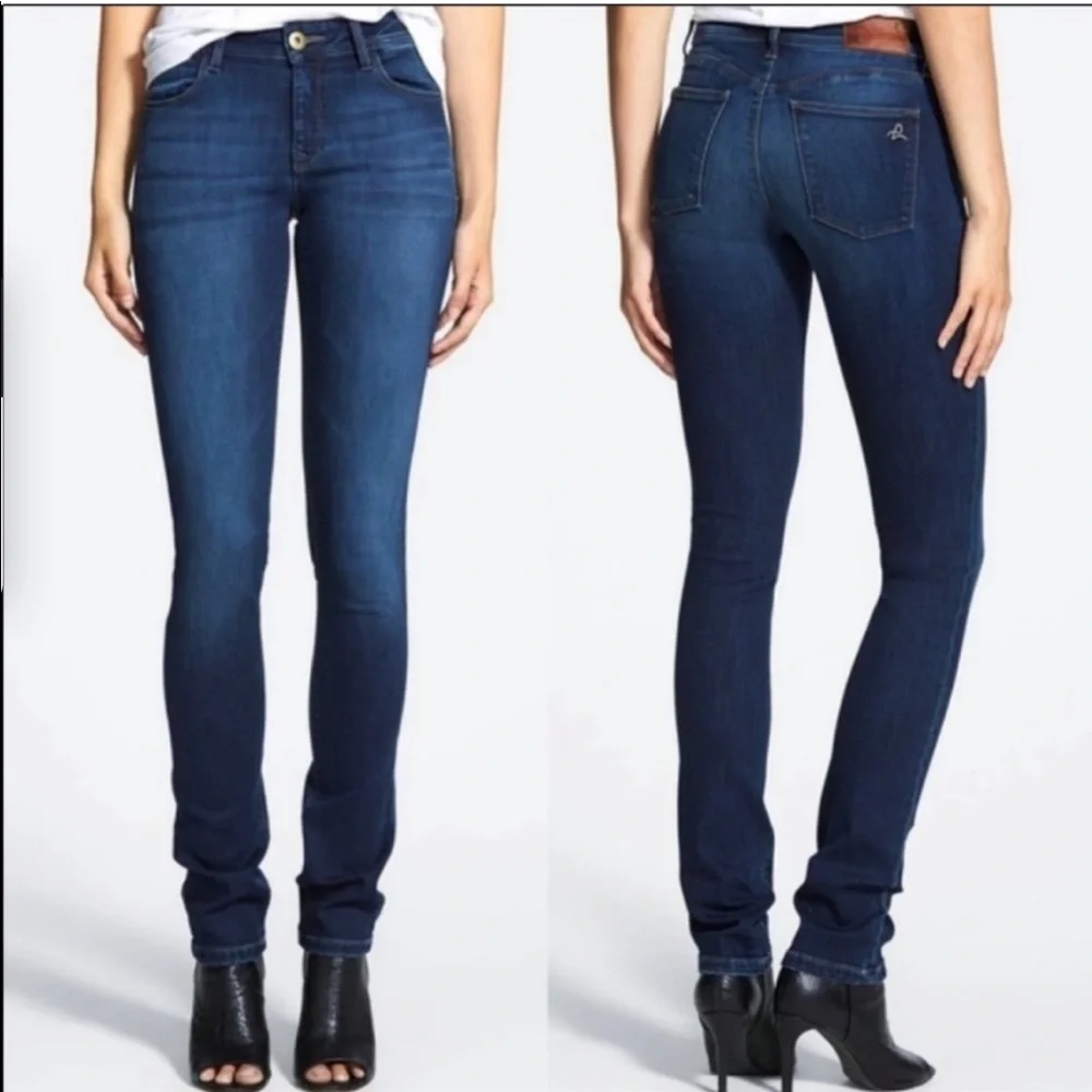 DL1961 Grace High Rise Straight Jeans New Condition - Picture 2 of 15